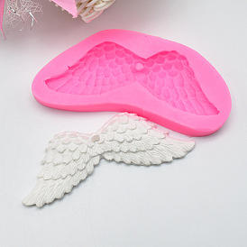 DIY Angel Wing Pendant Food Grade Silicone Molds, Resin Casting Molds, for UV Resin, Epoxy Resin Jewelry Making