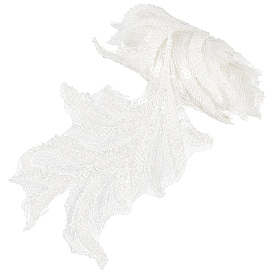 1 Meter Polyester-Computerstickstoff, Ornamentzubehör, Blume, 1PC-Grafikkarte aus Karton