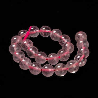 Natural Rose Quartz Beads Strands, Round