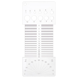 Акриловые линейки для вязания, инструменты для вязания, прямоугольные