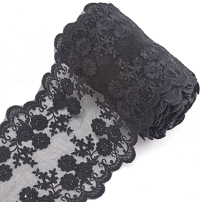 5 ярдов кружевной ленты с вышивкой из молочного волокна, для аксессуаров для одежды