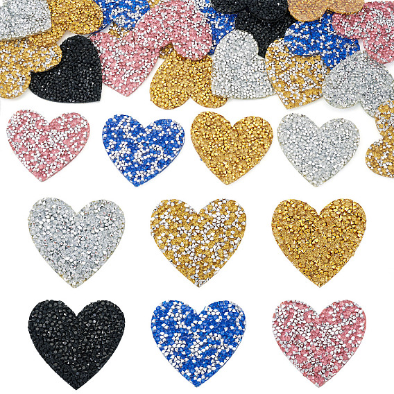 Полиэстеровые термоклеящиеся нашивки со стразами, приклеиваемые утюгом, аппликация., Аксессуары для орнаментов, швейные украшения