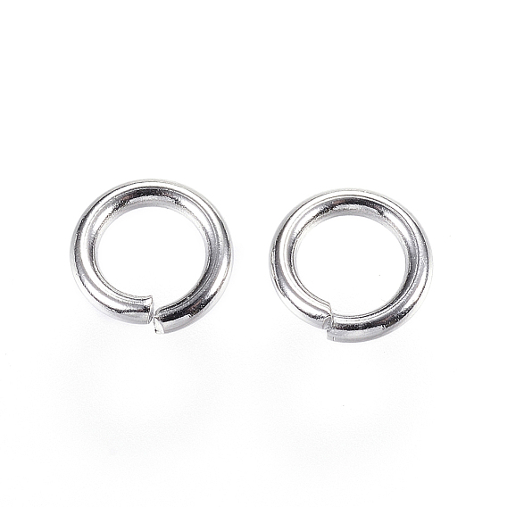 304 Stainless Steel Jump Rings, Open Jump Rings