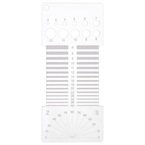 Акриловые линейки для вязания, инструменты для вязания, прямоугольные
