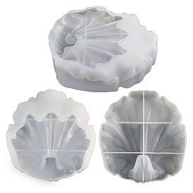 DIY Shell Shape Tray Silicone Molds, Resin Casting Molds, for UV Resin, Epoxy Resin Craft Making