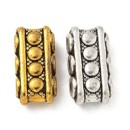 Сплавочные овальные бусины тибетского стиля , без кадмия и без свинца