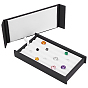 5-ячейка из искусственной кожи с отделкой в виде бриллиантов, с магнитным, для упаковки для хранения ювелирных изделий, прямоугольные
