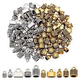 150шт 15 стили тибетский стиль шнур наконечники, без кадмия и без свинца