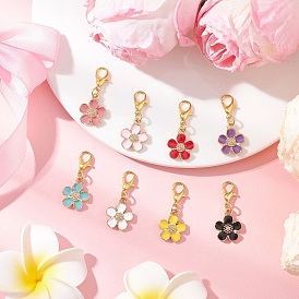 Подвесные украшения из сплава эмали, подвески с застежкой-лобстером, для брелка, кошелек, украшение для рюкзака