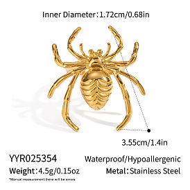 Богемный стиль 304 наборы манжет из нержавеющей стали с пауками для женщин