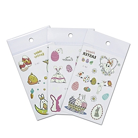 Easter Theme Pattern Luminous Removable Temporary Water Proof Tattoos Paper Stickers