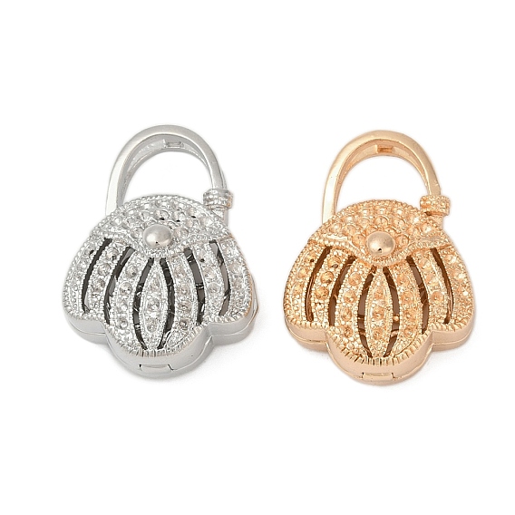 Сеттинги для кулона (стразов) из латуни , без кадмия, без никеля и без свинца, формы раковины