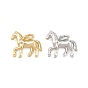 Латунные подвески, лошадь, долговечный, без свинца и без кадмия, стойки покрытие, с целью перехода в кольце