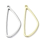 Crémaillère pendentifs en alliage placage, triangle
