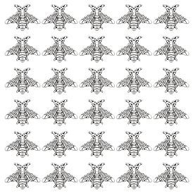 40 шт. задняя часть значков для лацканов в виде пчел из сплава, бейдж для рюкзака