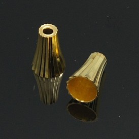 Conos grano de bronce, 11.5x8 mm, agujero: 6 mm