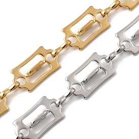 304 цепи прямоугольные звенья нержавеющие, несварные, ионное покрытие (ip)