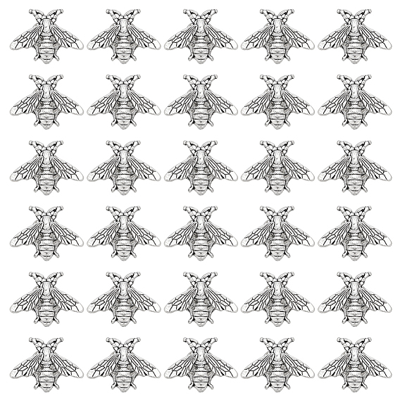 40 шт. задняя часть значков для лацканов в виде пчел из сплава, бейдж для рюкзака