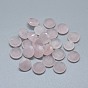 Natural Rose Quartz Cabochons, Half Round/Dome