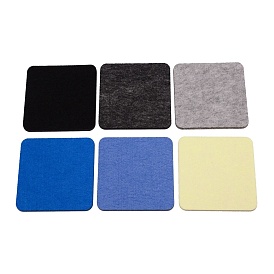 Square Wool Felt Cup Mat, Felt Coaster, for Drink with Holder