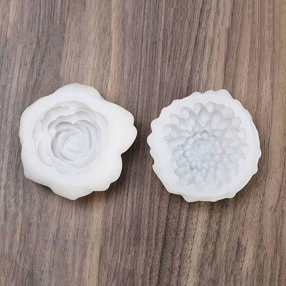 Силиконовые формы для свечей своими руками, формы для литья смолы, цветок
