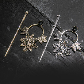 Leaf Alloy Hair Sticks, Hair Accessories for Women & Girls