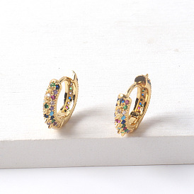 Vintage Chic Women's Earrings with Colorful Gems and Pearls - Elegant, Versatile Ear Clips for a Bold Statement Look