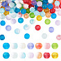 280шт 14 цветные прозрачные стеклянные бусины нити, для изготовления украшений из бисера, матовые, круглые