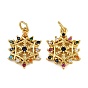 Латунные микро проложить кубического циркония подвески, снежинка, с целью перехода в кольце, долговечный, без кадмия и без свинца, стойки покрытие