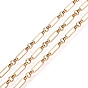 304 Stainless Steel Rectangle Link Chains, Soldered, with Spool