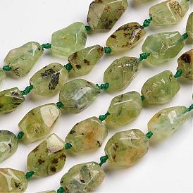 Природные пренит нитей бисера, самородки