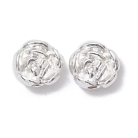 Alloy Spacer Beads, Long-Lasting Plated, Flower