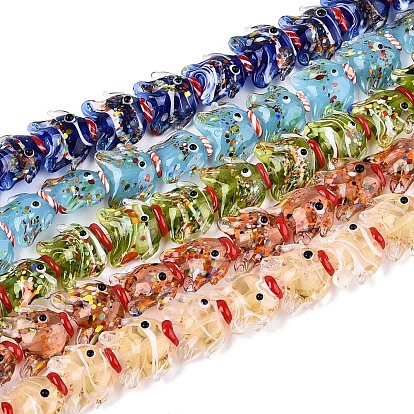 Бусины лэмпворк , рыба