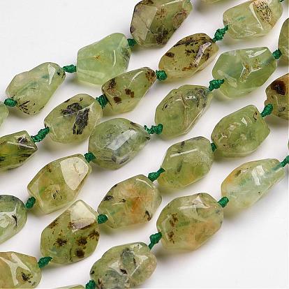 Природные пренит нитей бисера, самородки