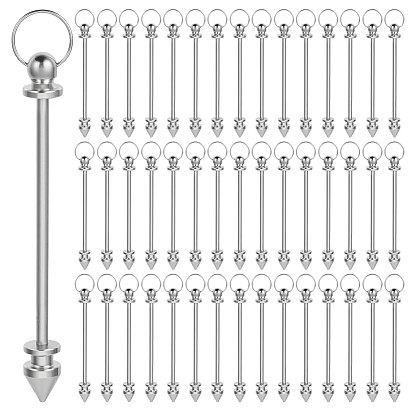 70шт. сплав бисера брелок для ключей для изготовления ювелирных изделий своими руками