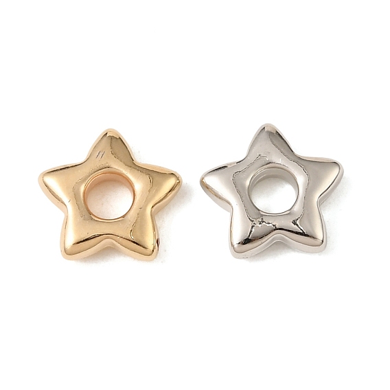 CCB Plastic Pendants, Star Charm