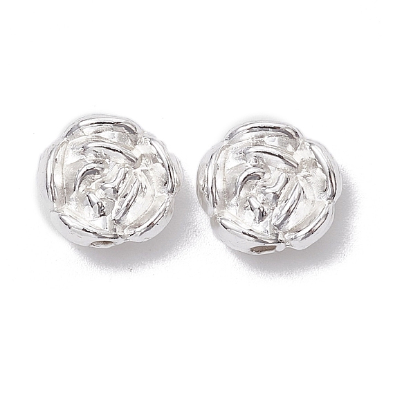 Alloy Spacer Beads, Long-Lasting Plated, Flower