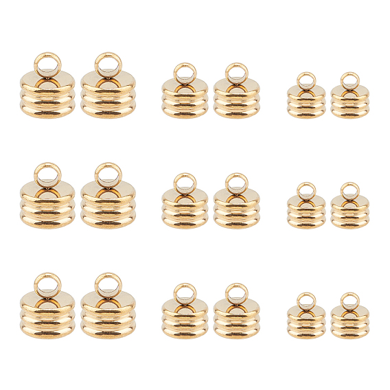 PVD Vacuum Plating 304 Stainless Steel Cord Ends, End Caps, Column