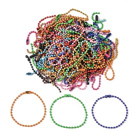 Cadenas de bolas de hierro con conectores, soldada, para la cadena de bolas etiqueta de la caída