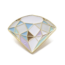 Enamel Pins, Alloy Brooches for Backpack Clothes, Diamonds