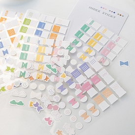 Paper Sticky Notes, Mini Notepad Post Memo, Office Accessories School Supplies, Mixed Shapes