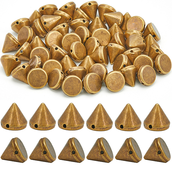 440Pcs ABS Beads, Cone