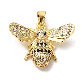 Латунные микро проложить кубического циркония прелести, долговечный, без кадмия и без свинца, пчела