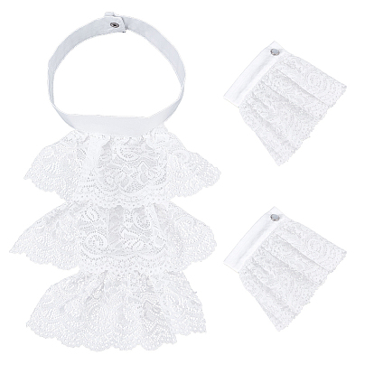 Тканевые воротники, ретро кружевные воротнички с оборками, материалы для изготовления одежды своими руками