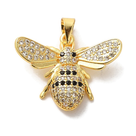 Латунные микро проложить кубического циркония прелести, долговечный, без кадмия и без свинца, пчела