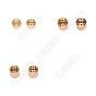 3Pcs 3 Style Brass Incense Burner Holder