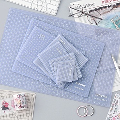 PVC Cutting Mat Pad, with Scale, for Desktop Fine Manual Work Leather Craft Sewing DIY Punch Board