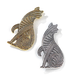 Zinc Alloy Brooch, Cat Lapel Pin