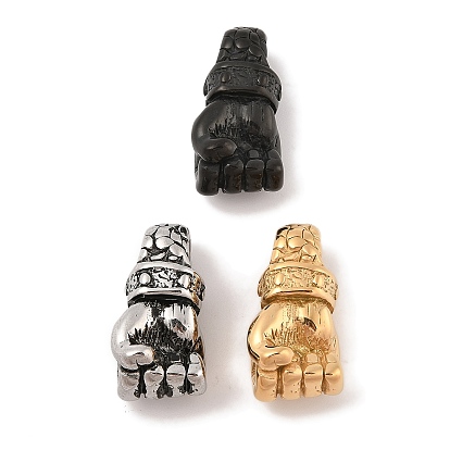 304 подвески из нержавеющей стали, кулачный амулет