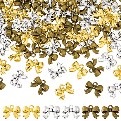 72 шт 3 цвета подвески из цинкового сплава в тибетском стиле, бантом